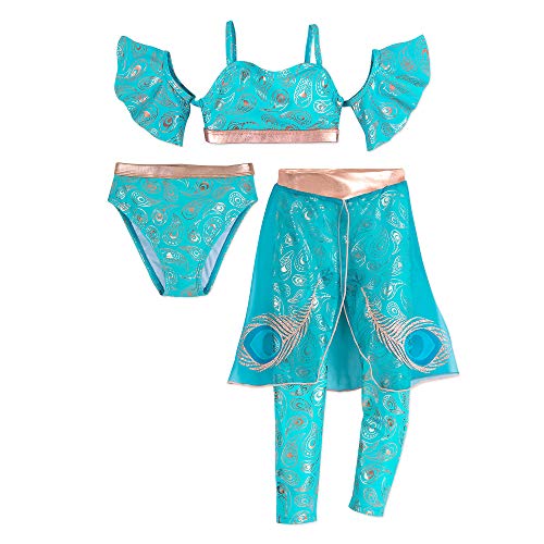 Maillot de bain Jasmine Disney 3 pièces de luxe enfant pour piscine et plage