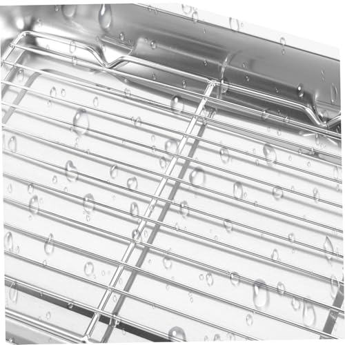 Plateau de barbecue en acier inoxydable argenté COLLBATH - 6