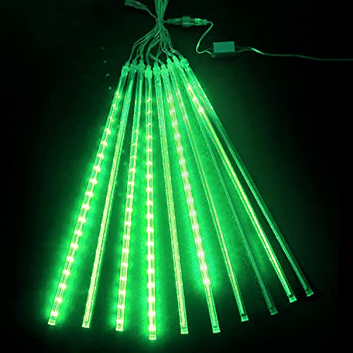 Roytong Waterproof Cascading LED Meteor Shower Rain Lights, 12 Inch 10 Tube 360