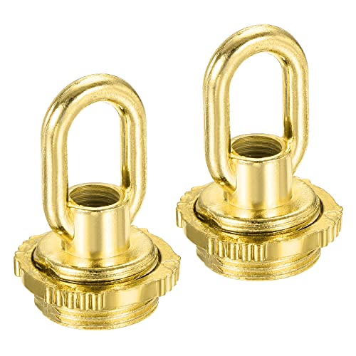 Tuerca de ojo M10 de latón de 30x44 mm con bucle para lámpara