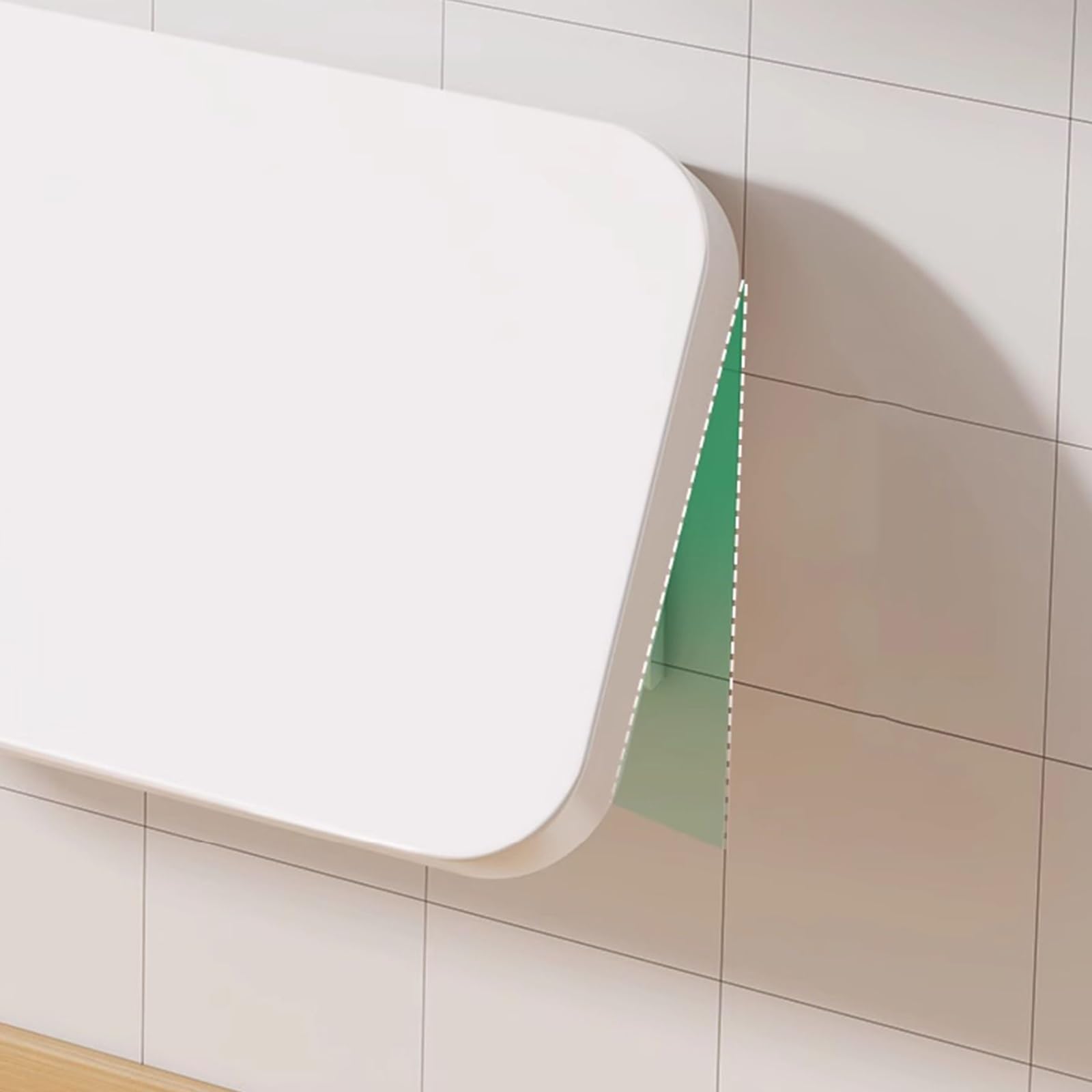 Klappbarer Wandschreibtisch, an der Wand montierter Klapptisch für kleine Räume, kleiner Holzschreibtisch für die Küche im Büro, für den Balkon, die Büroküche, die Waschküche zu Hause (B, 40 x 100 cm)