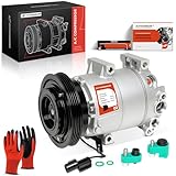 A-Premium A/C Compressor with Clutch Compatible with Hyundai Accent 1.6L 2010-2011