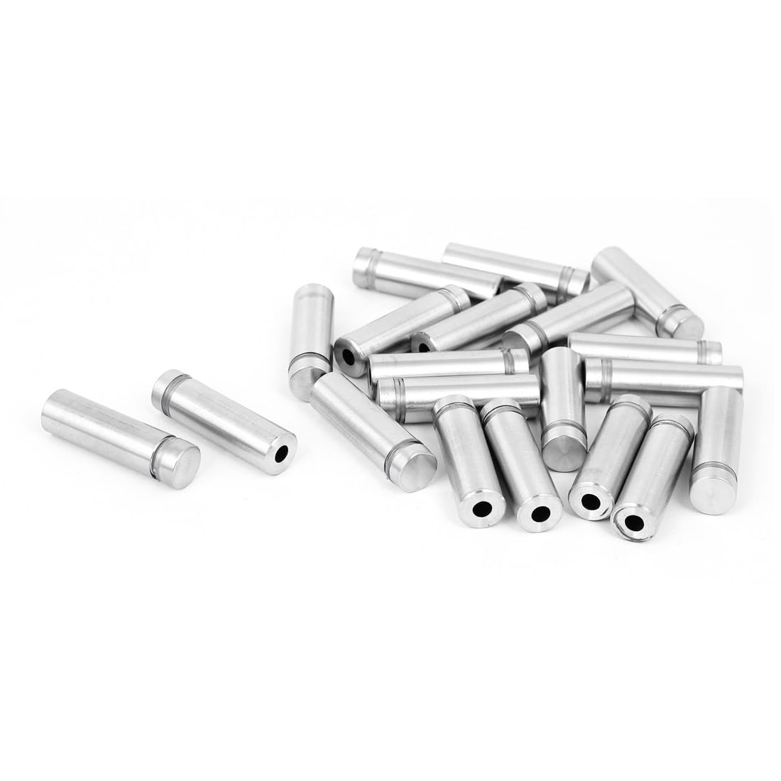 TA-VIGOR 20Pcs 12mm x 40mm Stainless Steel Standoff Fixings for Glass & Acrylic Signs