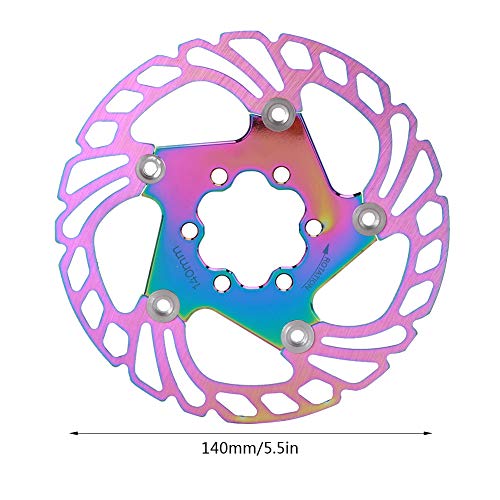 Rotor de freio a disco flutuante, acabamento requintado de metal bela aparência reduz a transferênci