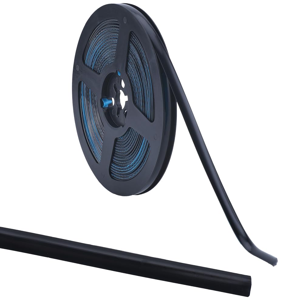 GORGECRAFT 6 m Dichtungsstreifen 8mm Selbstklebend Schwarz Für Badezimmerecken Keramikfliesen Dichtungsspaltband Zierleisten Dekoratives Dichtungskantenband Für Herd Spüle Toilette Badewanne Wand