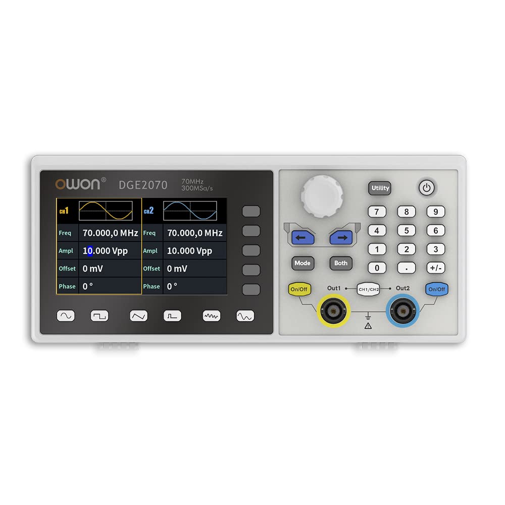 Generatore Di Funzioni OWON XDG2030 30MHz - 2 Canali, Forme D'onda Arbitrarie, 14 Bit - Foto 3