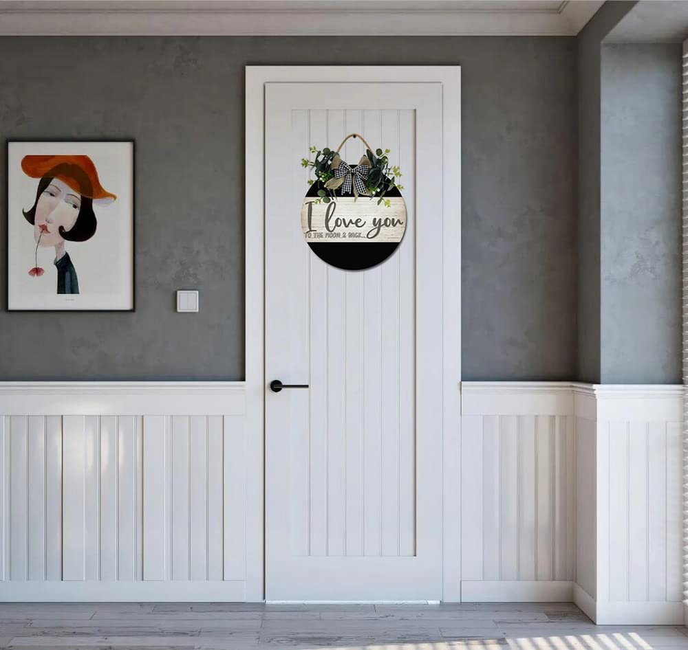 Cuore in Legno da Appendere Personalizzato con Ritratto "Mini-me" e
