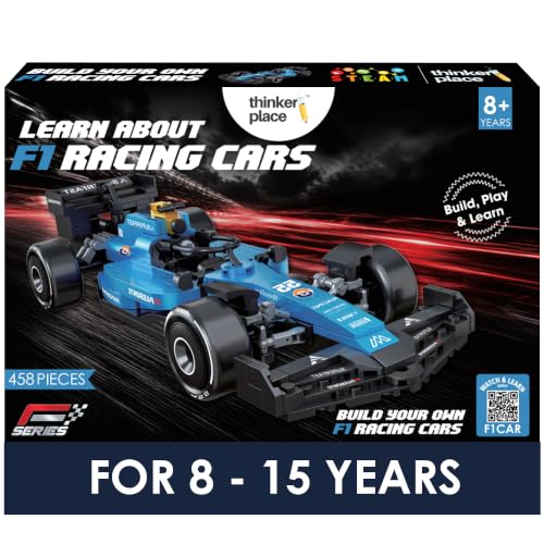 Image of Hurricane F1 Race Car Building Block Toy Set for 7+ (458 Pcs)