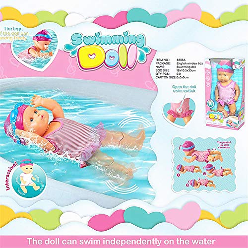 Beita Swimming Doll,Water Baby Doll,Waterproof Interactive Water Baby