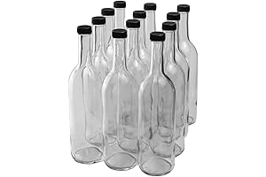 750ml Clear Bottles with Corks - For Your Exquisite Wine