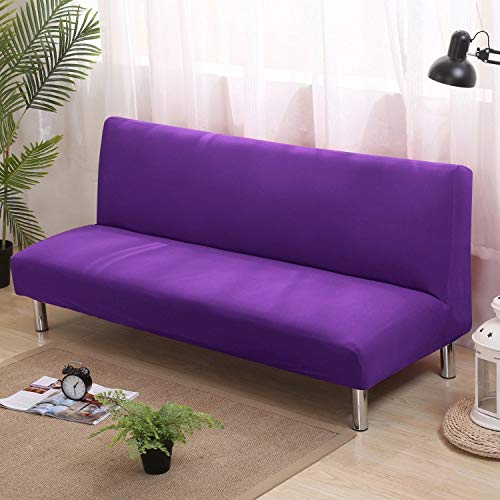 OKJK Funda Sofa Sin Brazos, Cubierta del Asiento del Sofá Cama Sin Brazos,Funda De Sofá Elástica Flexible, Cubre Sofa Protectoras para Banquetes (B58-PP,L 185-215cm)