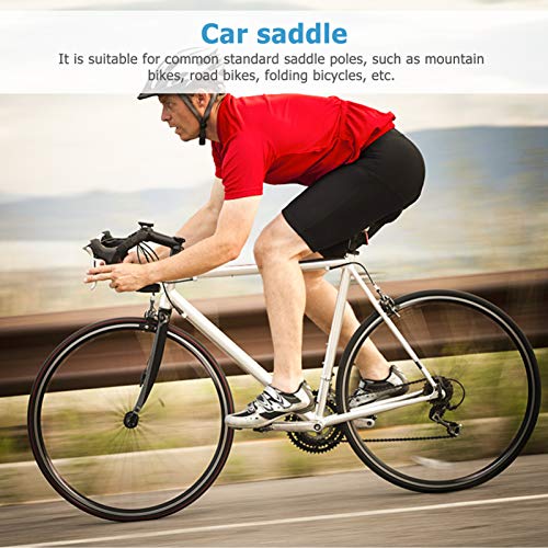 CLISPEED Bicicleta Assento Da Bicicleta Sela de Couro Engrossado Almofada Universal Com Luz para Cic