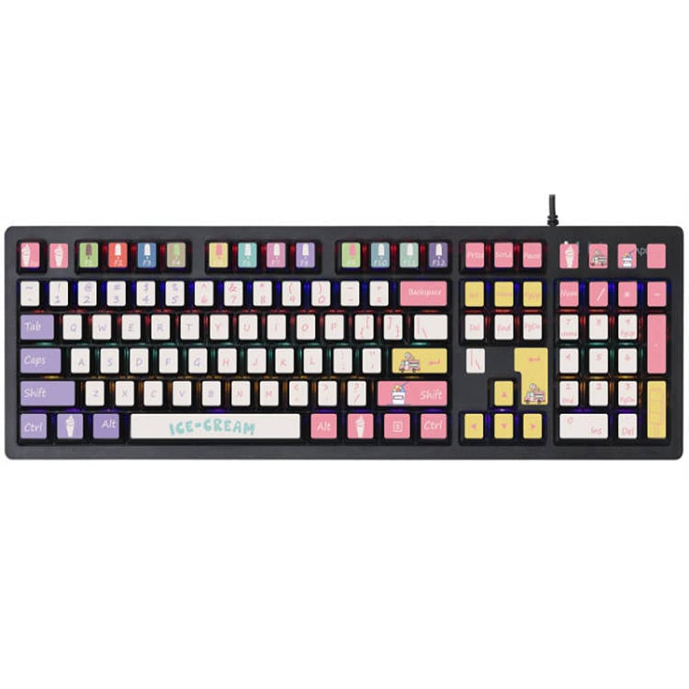Buy Keyboard Skin Frosted Stickers 108+ISO Mechanical Keyboard Cartoon