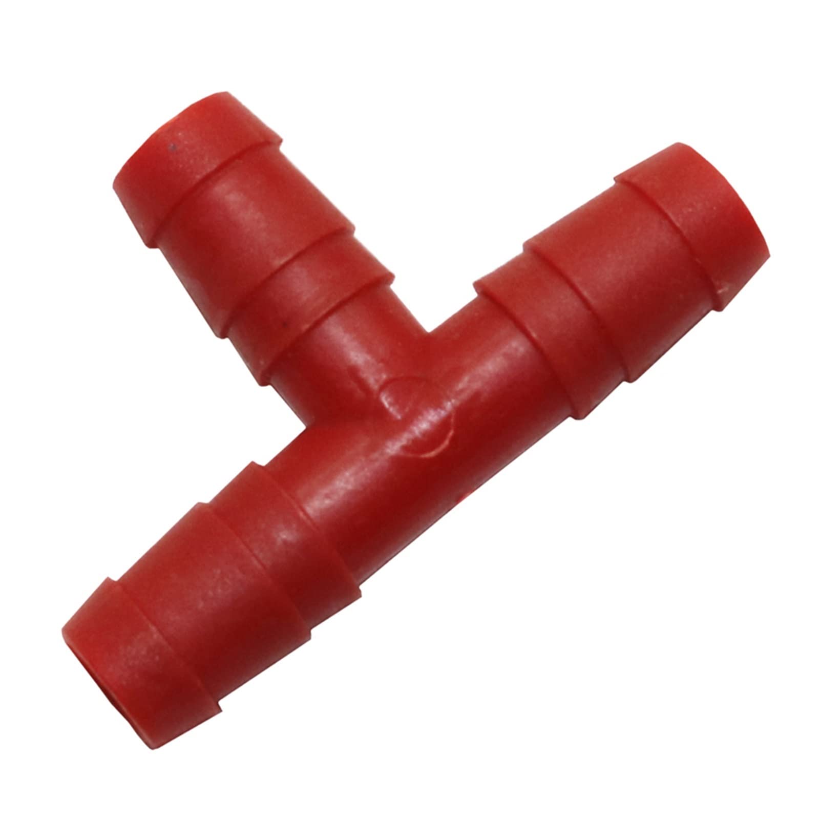 Adaptador de Conector de Utilidad Adaptador de Conector de Manguera 9 Mm Conector Deua de Jardín en T de Plástico Rojo Accesorios de Jardinería Dispensador de Manguera Deua para de Riego 500 Piezas