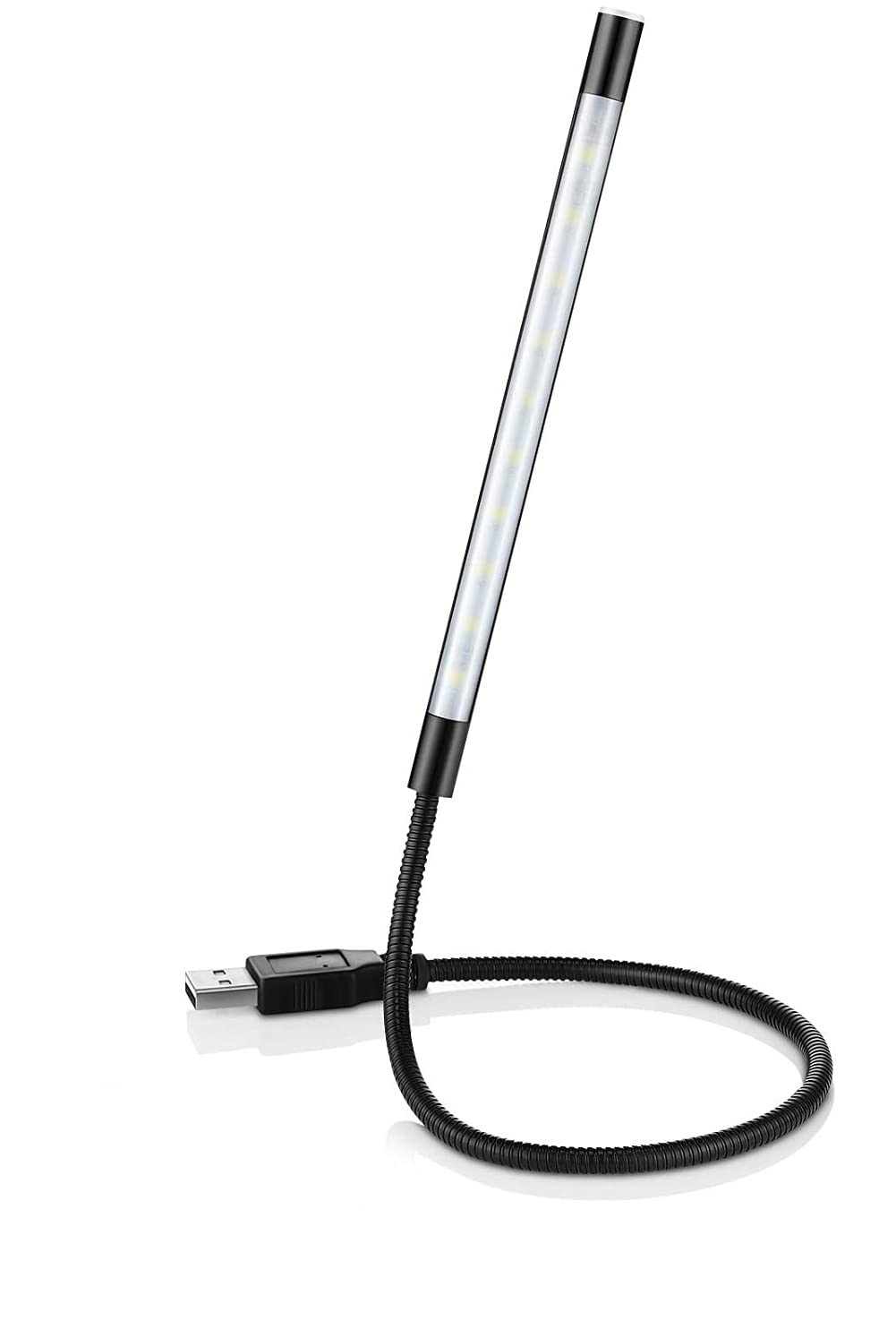 Storin 10 LED USB Keyboard Light Night Flexible Lamp for Reading Notebook Laptop Plug and Play