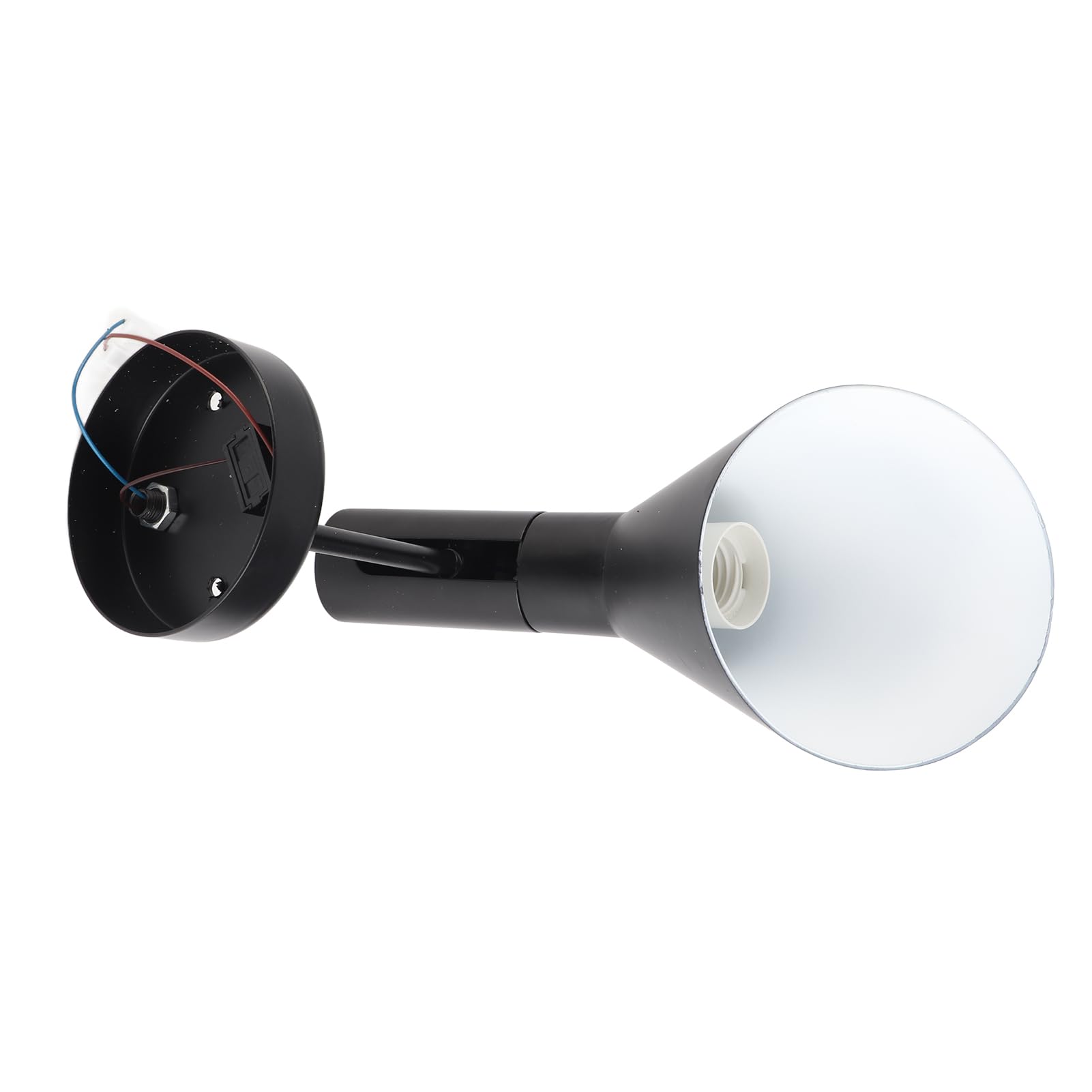 E27 Regulowana ścienna Nowoczesny Design Lampka Nocna do Salonu Sypialnia Cafe Żelazny Czarny Klosz 5,1 Cala