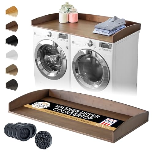 Nedura Washer Dryer Countertop with Anti-Vibration Pads
