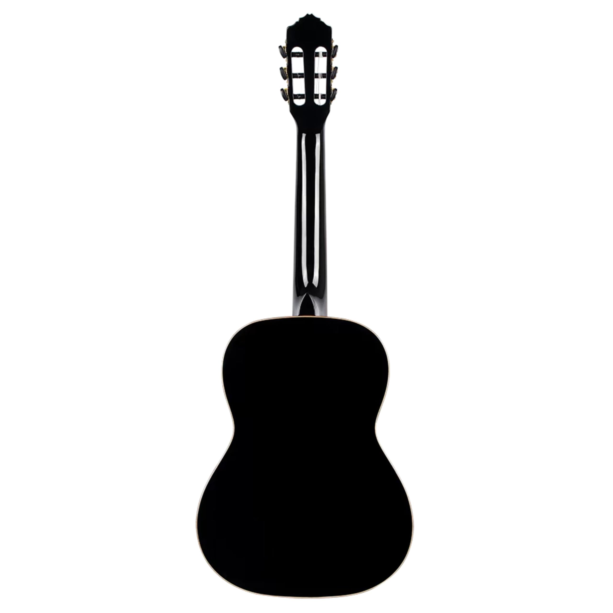 Ortega Guitars Chitarra Concerto Nera Misura 7/8 - Serie Family - include Gig Bag - mogano/top in abete (R221BK-7/8)