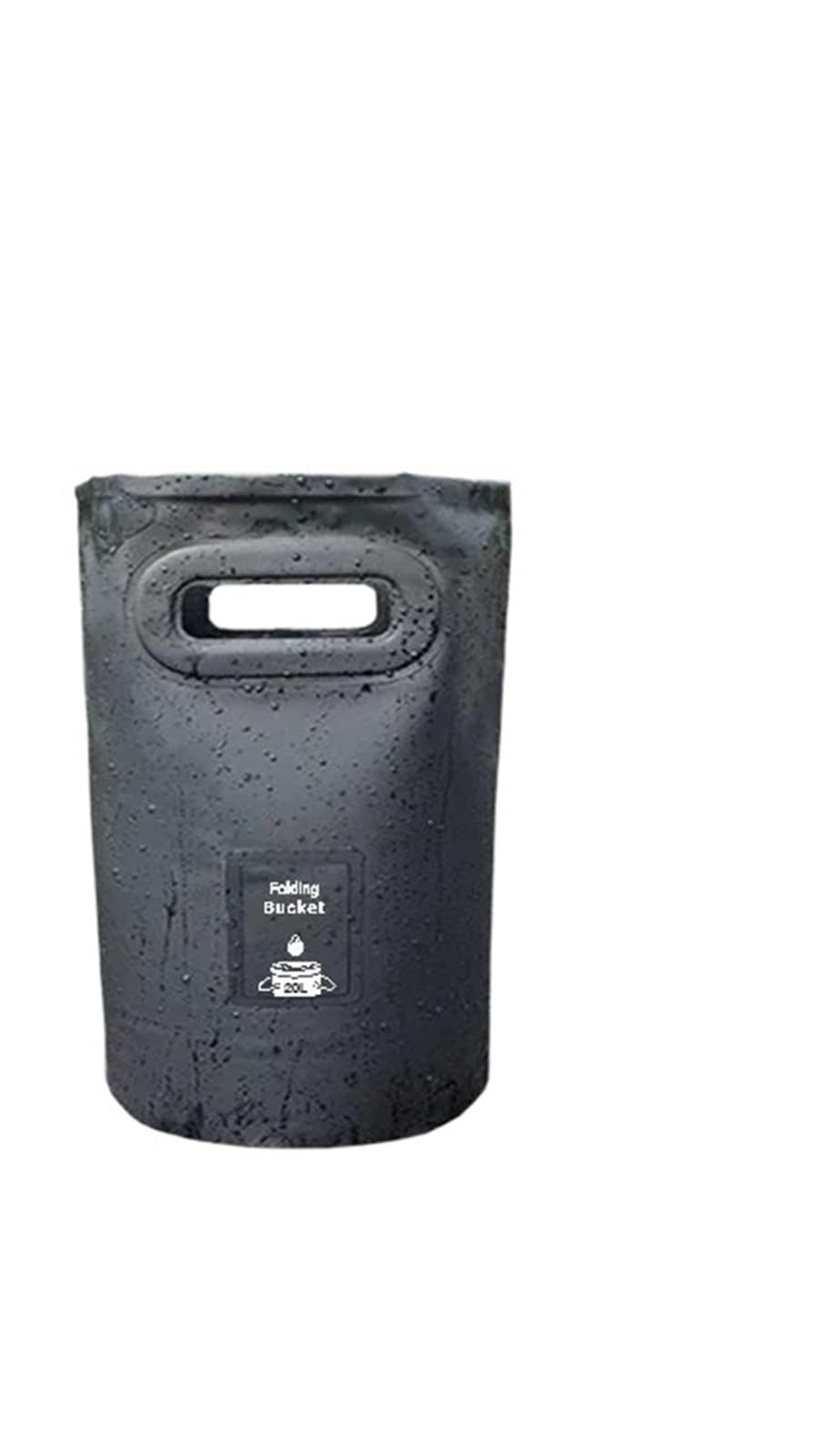 Torba wędkarska, pudełka na przybory wędkarskie, Składane wiadro dostępne jest w wielu kolorach i rozmiarach 15L 20L(20L-black)