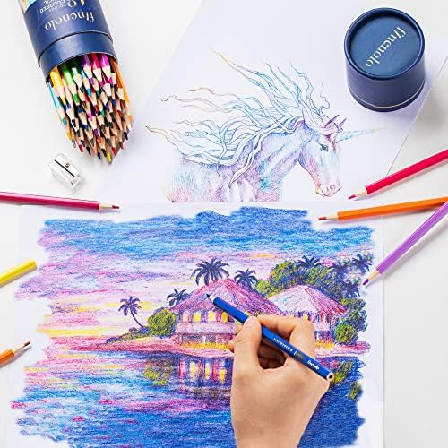 Miniatura 7 de 36 paquetes de lápices de colores para libros de colorear para adultos, lápices de dibujo de núcleo blando, lápices de arte para artistas, niños y