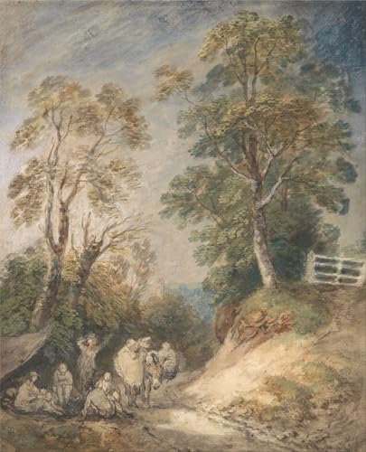 Cuadro de Gainsborough: arte clásico de 60x90cm para transformar tu salón u oficina