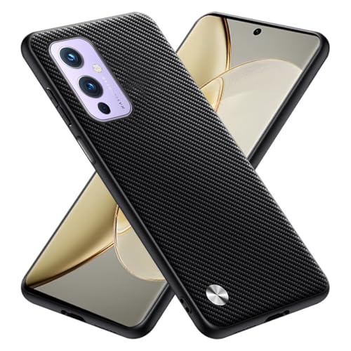RankOne Funda Compatible con OnePlus 9 (6.55') Carcasa Caso Cover Estuche - Kevlar