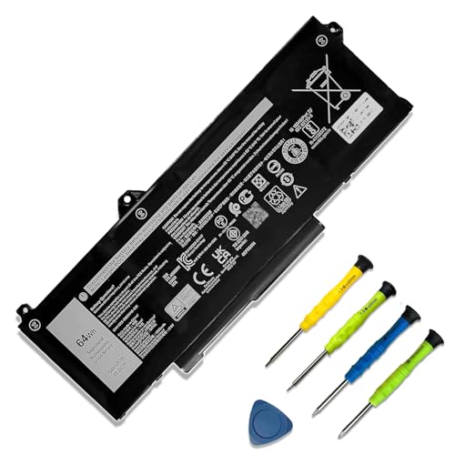 Image of GRT01 Laptop Battery Compatible with Dell Latitude 14 5421 5431 15 5521 5531 Precision 14 3470 15 3561 3571 Alienware m17 R5 AMD 0R05P0 R05P0 00P3TJ 0P3TJ VXD57 64Wh 15.2V 4000mAh 4-Cell