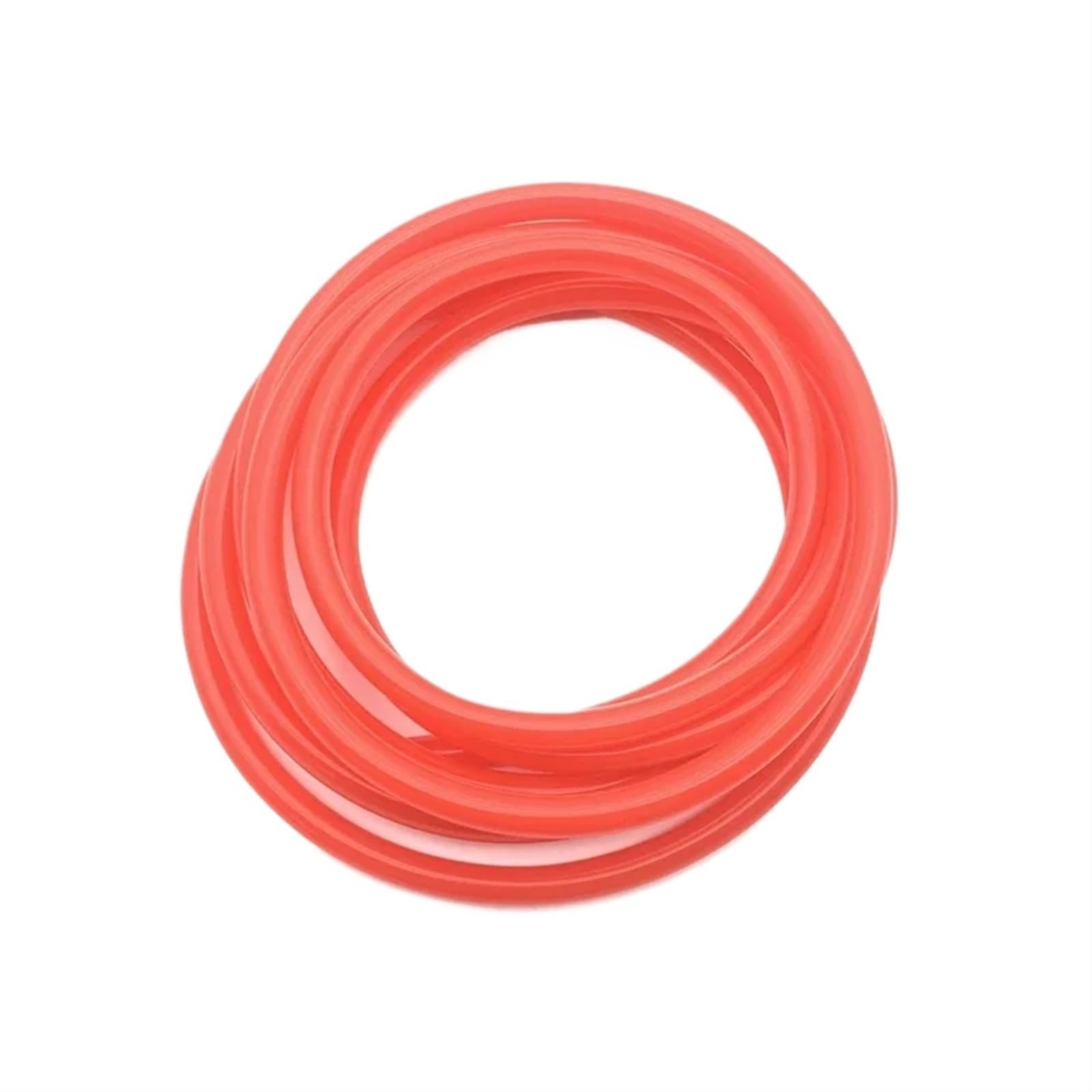 Fuel Line Hose， Fuel Hose 1 Meter Multicolor OD 4-16mm ID 2-12mmGrade Silicone Tube(Red,1 Meter-OD 5XID 0.3CM)