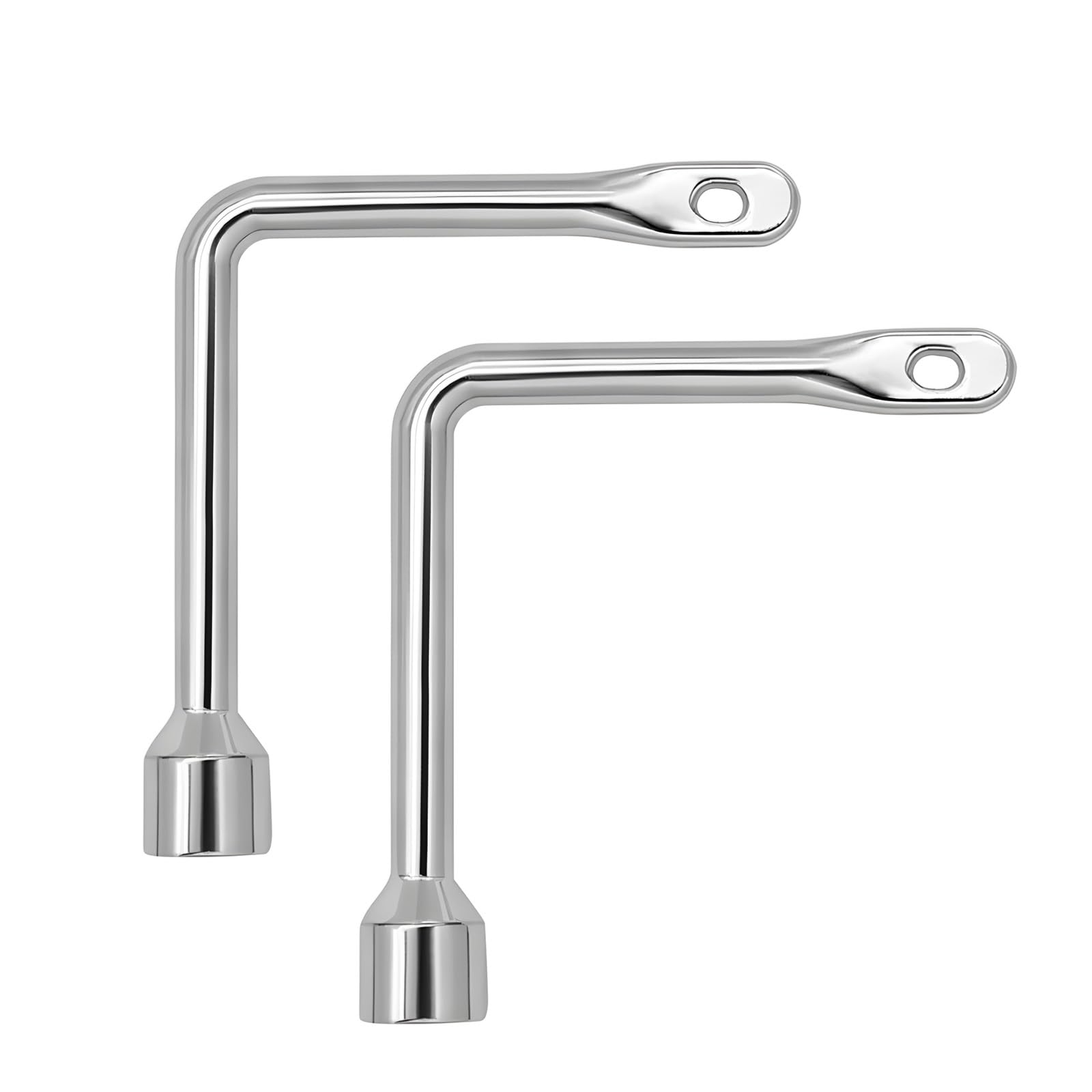 Terilamy Sliver 2 Pcs Triangle Key Garbage Bin, Practical L-Type Cabinet Key, Lamp Post Keys, Zinc Alloy Electric Elevator Meter Box Key For Gas Meters Fireplace Cabinet Radiator Electric