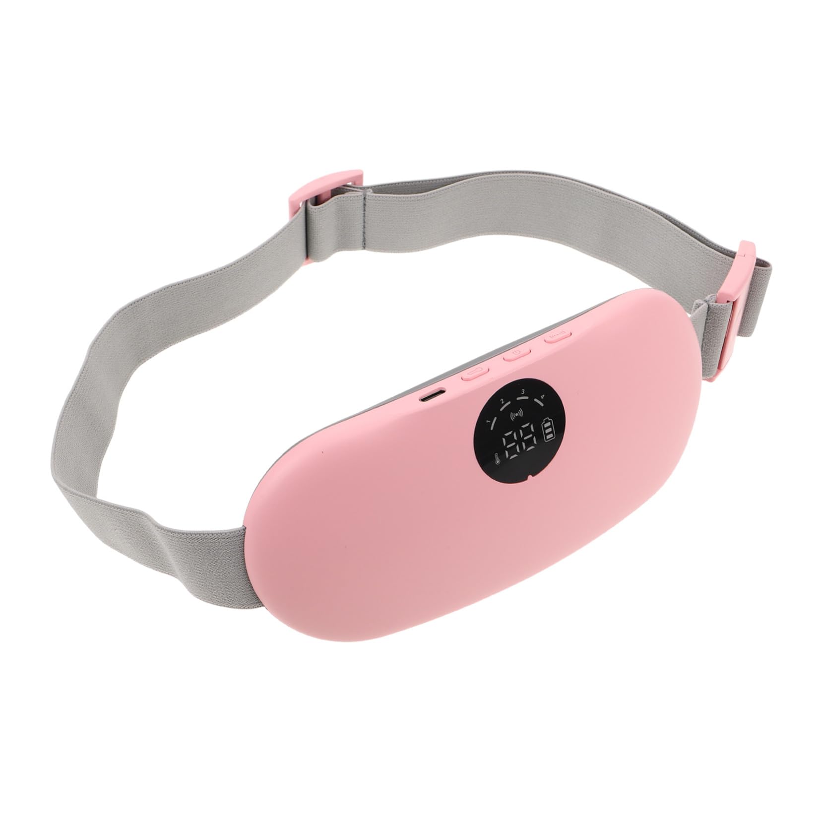 Cinturón Térmico Abdominal Eléctrico Ajustable 1 Unidad Con Calefacción Rápida y Cómodo Para Aliviar Cólicos Menstruales y Lumbar Durante La Menstruación
