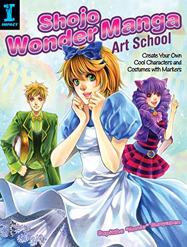Télécharger Shojo Wonder Manga Art School: Create Your Own Cool Characters and Costumes with Markers PDF