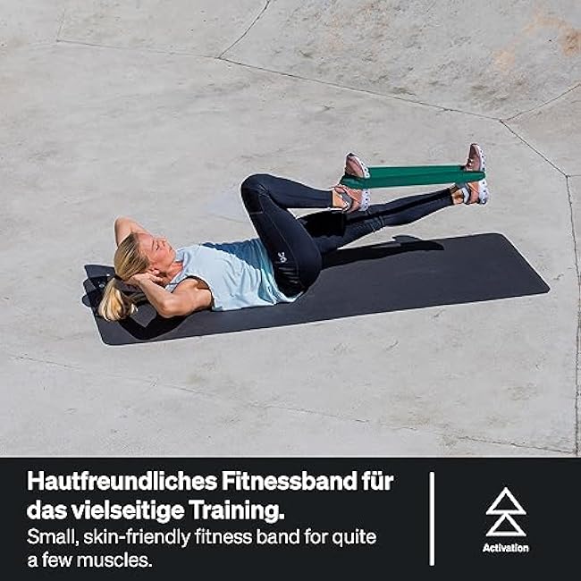 BLACKROLL? Loop Band (32 cm) | Resistance Band for Exercises Fitness and Training | Elastic Fabric Comfortable on The Skin | Home, Gym, Office, Park | Made in Germany