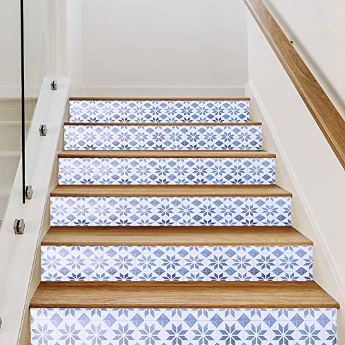 Stair Riser Decal Wallpaper Staircase Stickers, Tile Stair Sticker, Stair Cover for Home for Office - Image 2
