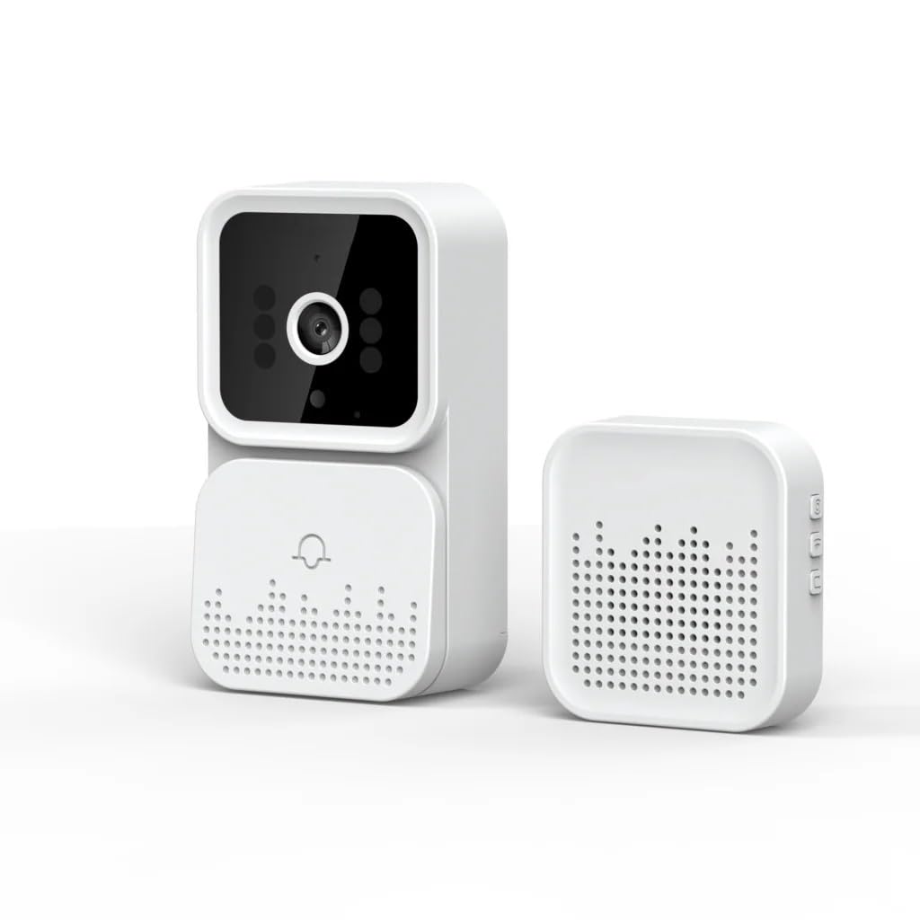 Sonnette vidéo sans fil et interphone visuel numérique pour la sécurité de maison