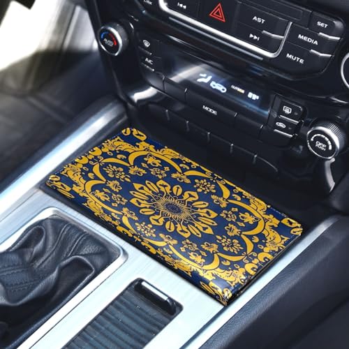 Organizador de auto de cuero miniatura 5