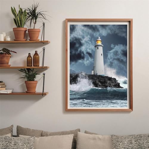 Puzzle Compact 1000 pièces : Phare dans la tempête Clementoni Puzzles - vue 7