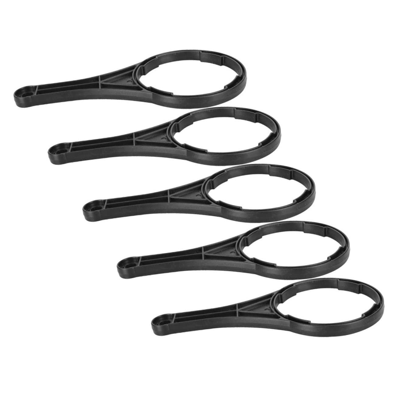 5Pcs Water Purifier Wrench Tool Heavy Duty Filter Spanner for Under Sink Systems Food Grade Plastic Fits Standard Filter Housings Efficient Water Filter