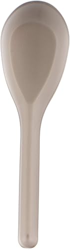 Miniatura 2 de Paquete de 100 Cucharas de sopa asiáticas desechables para comedor, cucharas de sopa china de plástico blanco para ramen, pho, transparente,