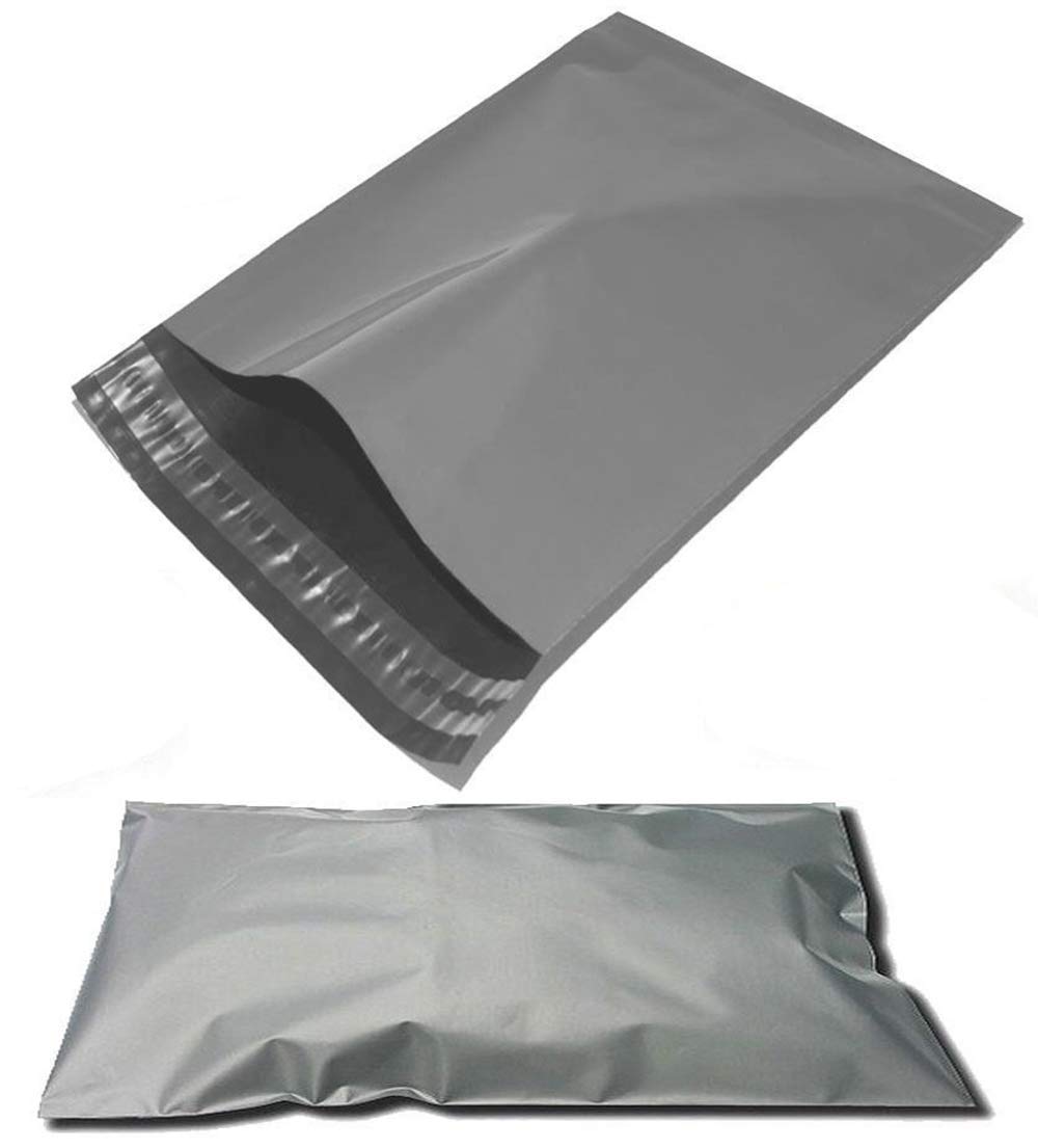 DIVCHI Strong Poly Mailing Postage Postal Bags Quality Self Seal Grey Plastic Mailers Mailing Bags (9x12โ,50 Pcs)