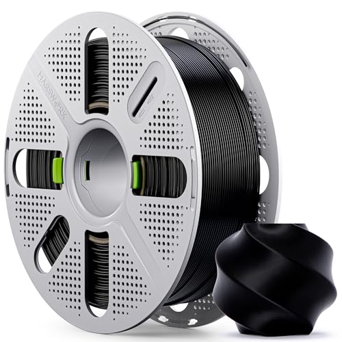 Image of PLA Basic, Pre-Dried Filament with Quick-Swap Reusable Spool 1kg (2.2lbs), 1.75mm 3D Printing Filament, Compatible with Bambu Lab 3D Printers - Black