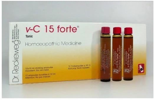 Dr.Reckeweg Homoeopathy Dr. Reckeweg 2 X Dr.Reckeweg V-C 15 Forte Tonic - 12 X 10Ml Drinking Ampoules
