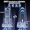 Gobeken Elektrischer Sex Spielzeug für die Männer Masturbieren für Männer mit 9 Feder Vibration & 5 Vakuum Saugen APP, Ei Masturbator Blowjob Taschenmuschi Penispumpe Vibratorensets Sex Toys 2 Liner #1
