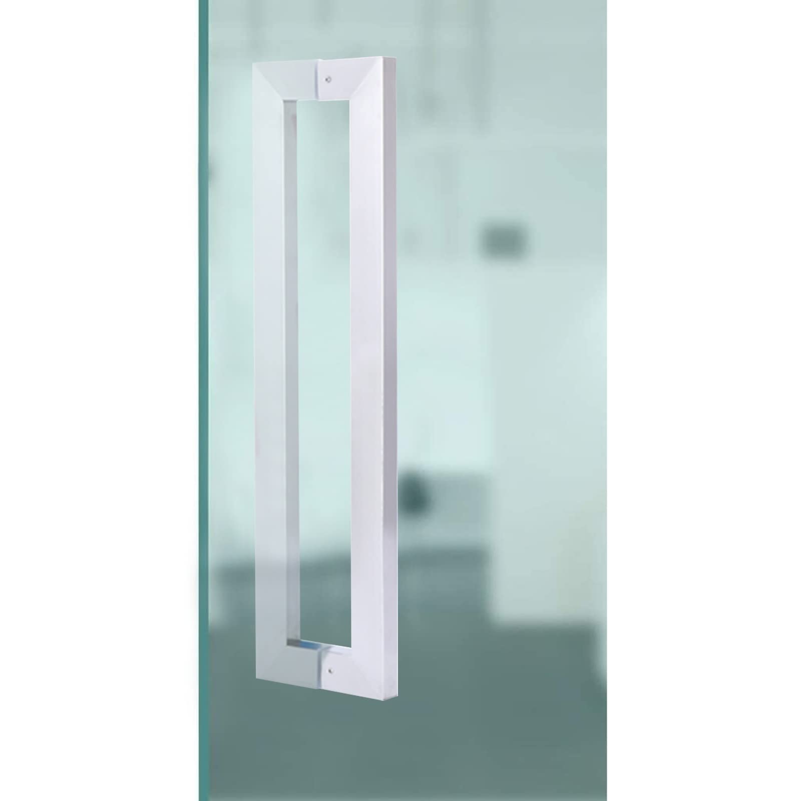 Cwcqgh Silver For Barn Doors/Shower Doors/Glass Doors,Sliding Heavy-Duty Commercial Handle Bar Pull Push,-Length 120Cm