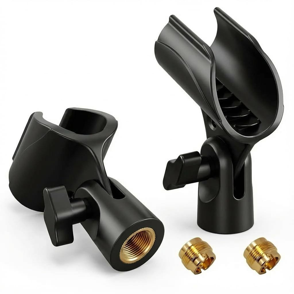 Upgraded Adjustable Microphone Clip