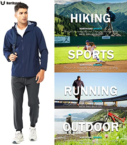 Image of NORTHYARD Men's Athletic Running Pants Lightweight Workout Joggers Quick Dry Gym Sweatpants Active Sports Track Training