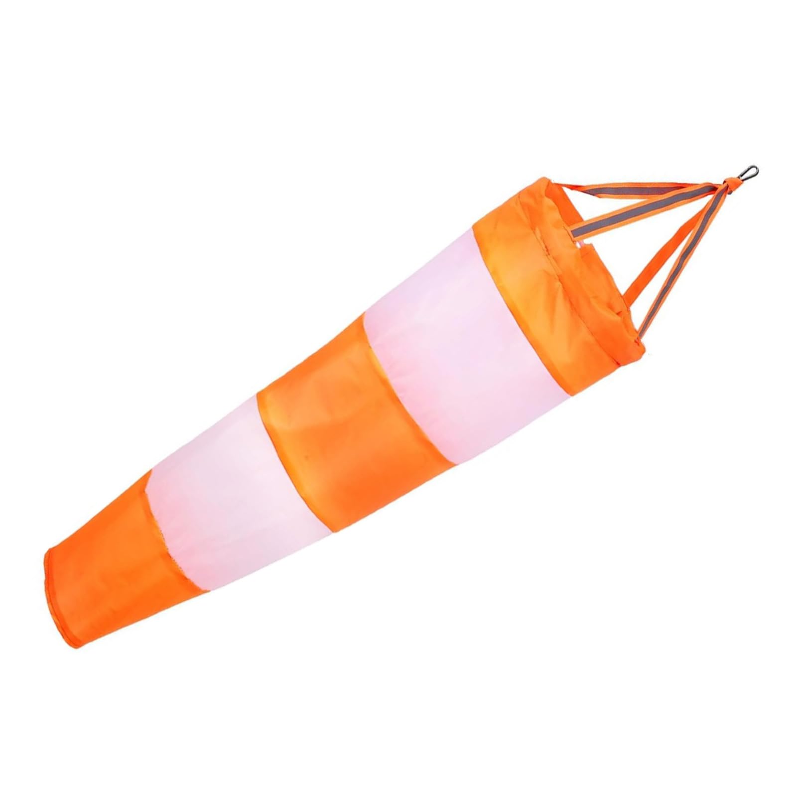 KAHDGSS Airport Windsock Wind Direction Indicators Heavy Duty Ripstop Wind Direction Measurement Sock Bag with Reflective Belts Airport Windsock