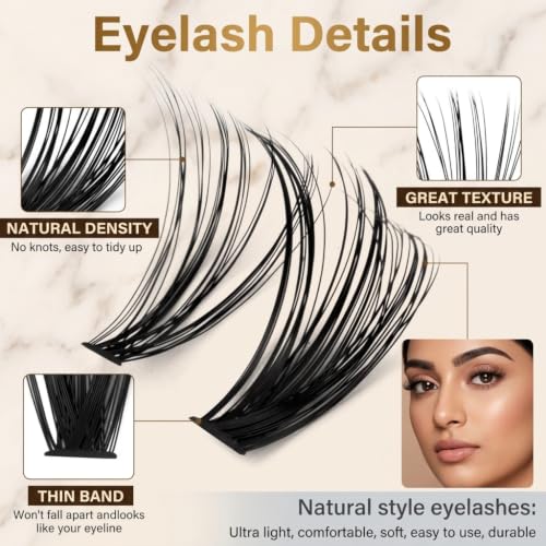 Image of MAYCREATE 3D Cluster Lashes Mixed Tray DIY Eyelash Extension