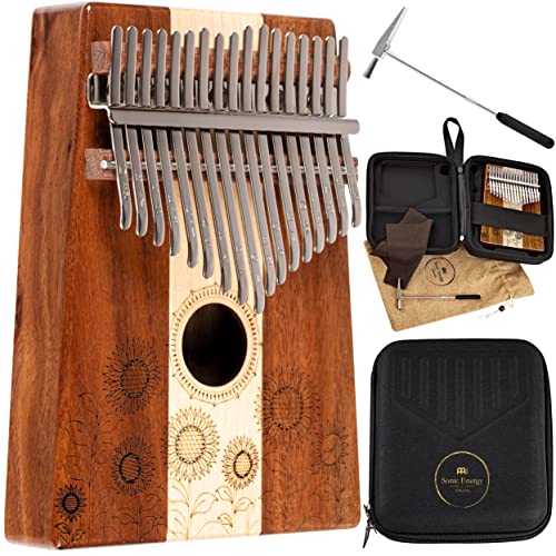 Meinl KL1706H Kalimba Thumb Piano 17 Touches en Acier avec Corps creux en Acacia et érable - Les Beatles, Paul McCartney, John Lennon, RIngo Starr, George Harrison Meinl KL1706H Kalimba Thumb Piano 17 Touches en Acier avec Corps creux en Acacia et érable