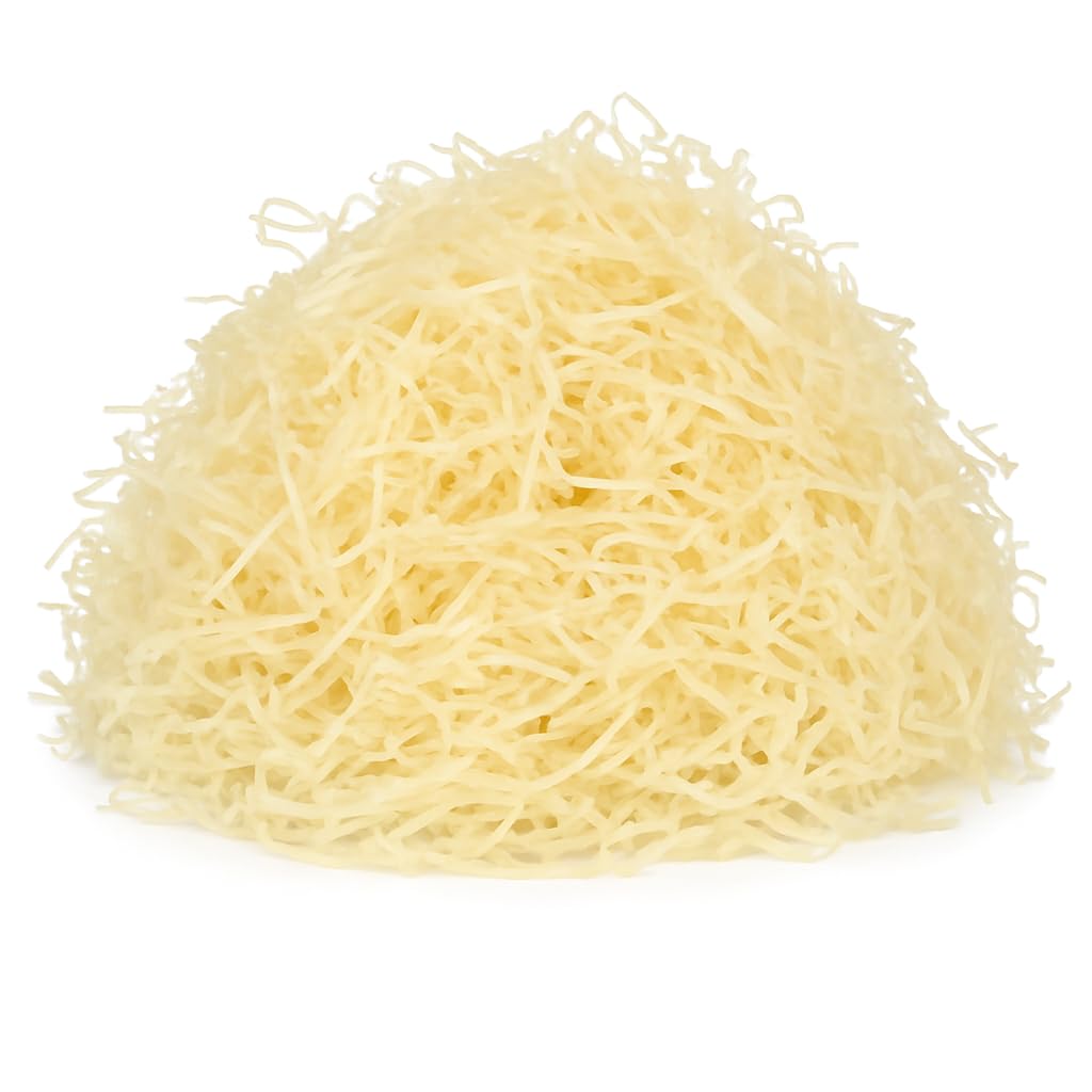 Floralcraft 1KG Shredded Tissue Paper - Cream, Fine Cut Acid Free Soft Shredded Paper for Gift Box, Hamper Stuffing, Easter Basket Filling, DIY Gift Packaging