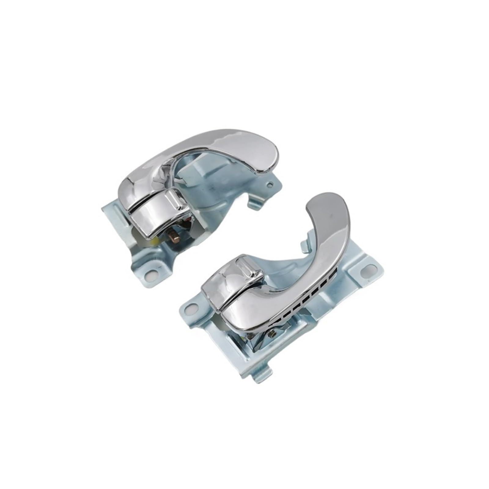 Fncvtm Left Right Interior Door Pull Handle Trim Front Or Rear Inner Handle Chrome Left&Right For Mitsubishi For Delica L400 1995-2005 For Galant 1999-2003(Left Right)